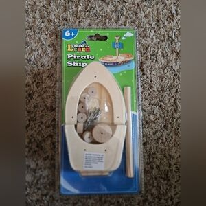 Build Your Own Wooden Pirate Ship Craft Kit